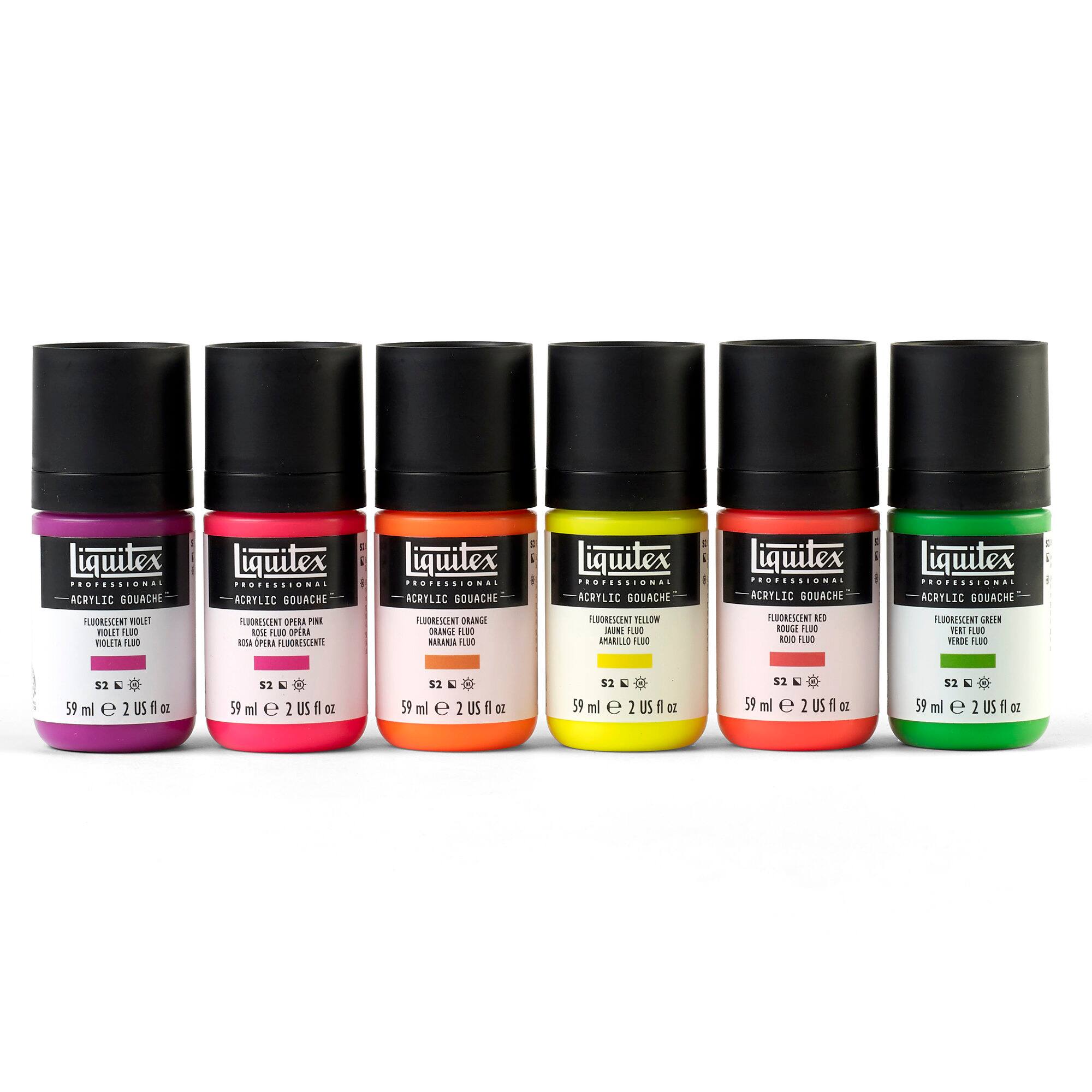 Liquitex® Professional Fluorescents 2oz. Acrylic Gouache, 6ct.